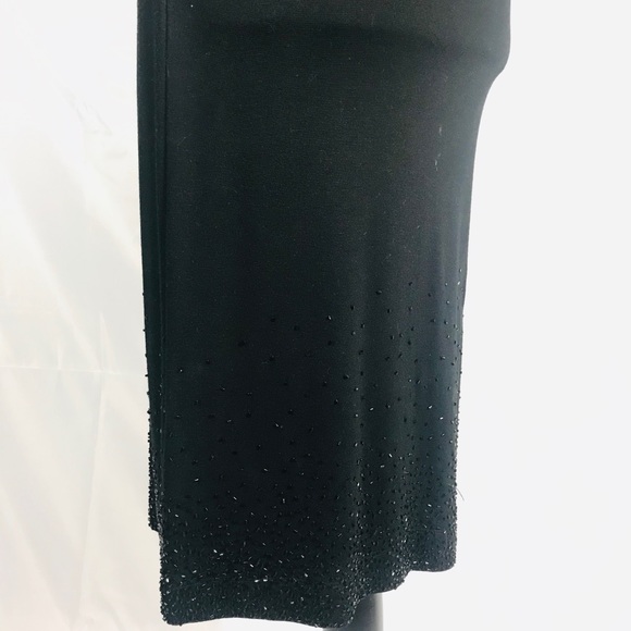 Karen Kane, Black, Beaded, Heavy Knit Dress - Picture 6 of 7